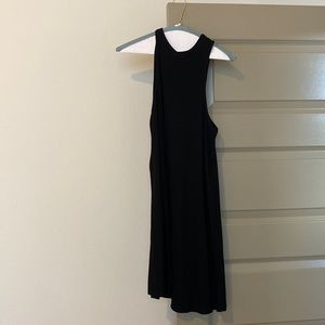 Aqua Black High Neck dress